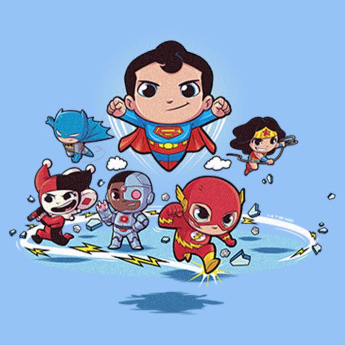 Fifth Sun Infant's DC Super Friends Chibi Action Group Onesie