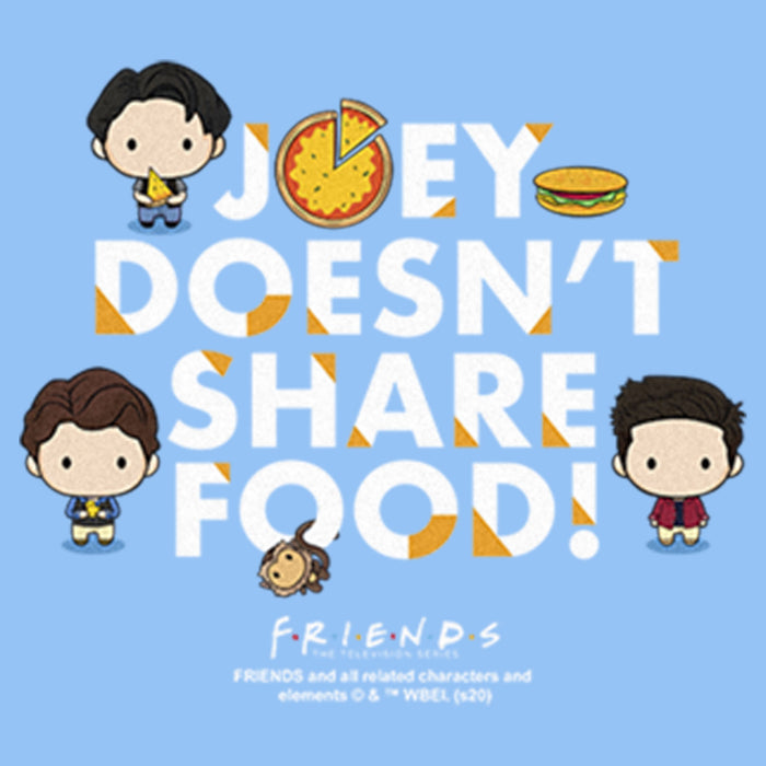 Fifth Sun Infant's Friends Joey Doesn't Share Chibi Quote Onesie