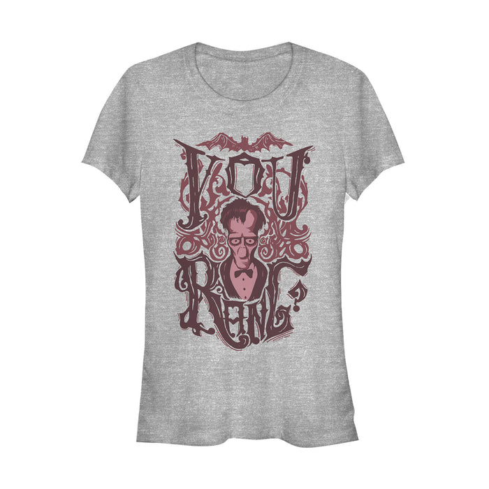 fifth sun Junior's Addams Family Lurch Ornate You Rang T-Shirt