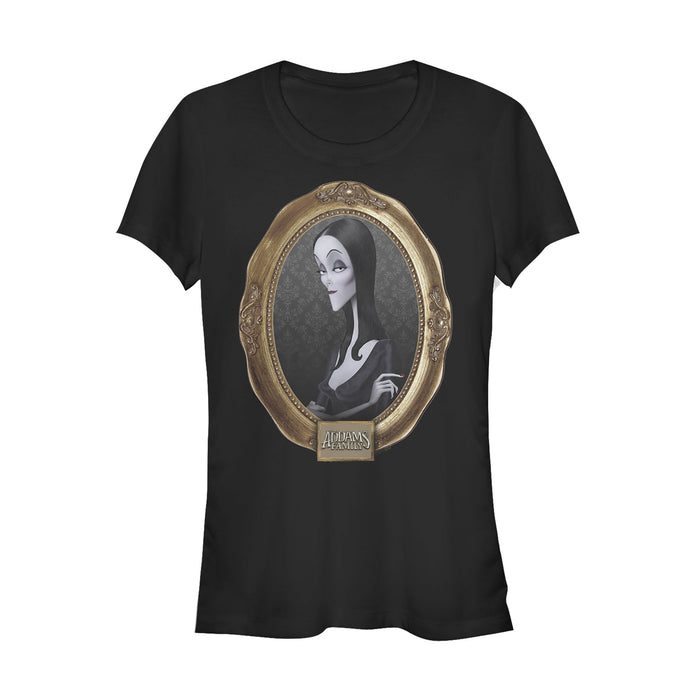 fifth sun Junior's Addams Family Morticia Classic Frame T-Shirt