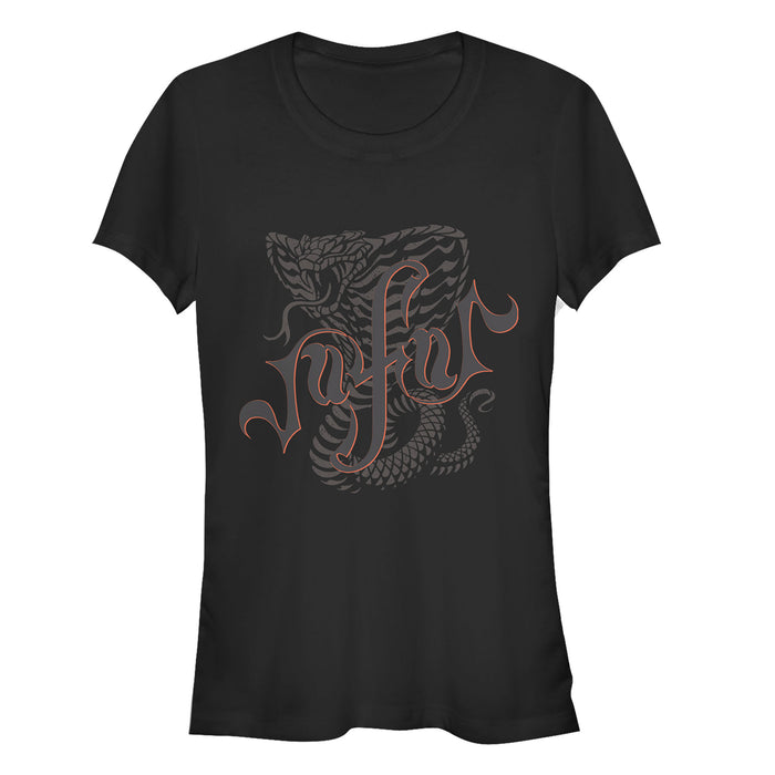 fifth sun Junior's Aladdin Jafar Cobra Scrawl T-Shirt