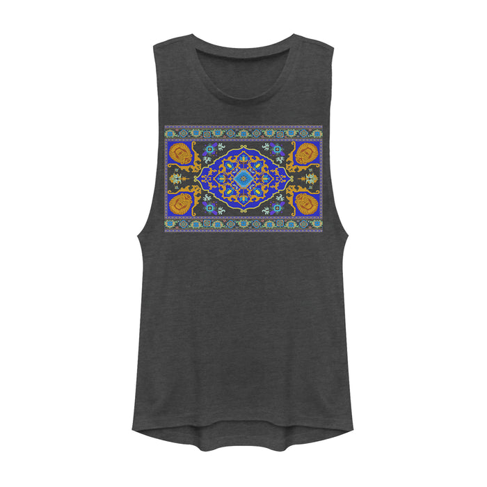 fifth sun Junior's Aladdin Magic Carpet View Festival Muscle Tee