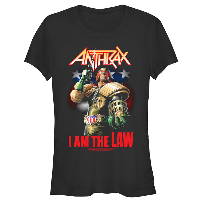 Fifth Sun Junior's Anthrax Dredd I Am The Law T-Shirt