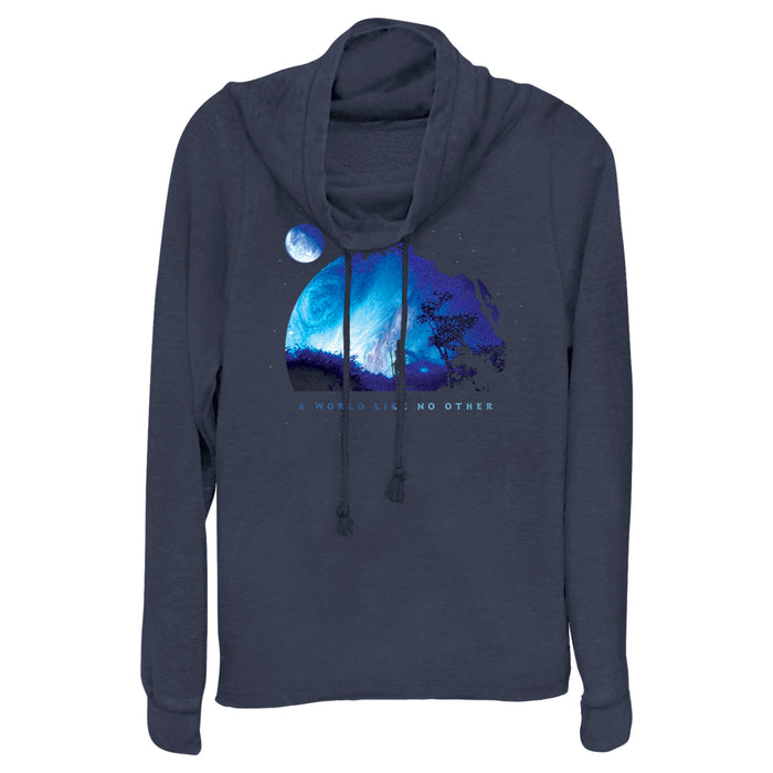 fifth sun Junior's Avatar Neytiri A World Like No Other Cowl Neck Sweatshirt
