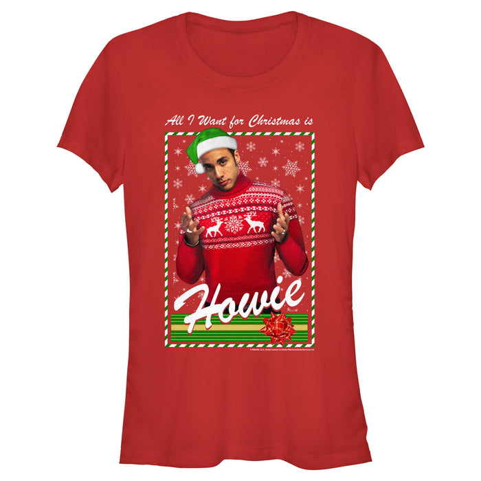 fifth sun Junior's Backstreet Boys Howie All I Want for Christmas T-Shirt