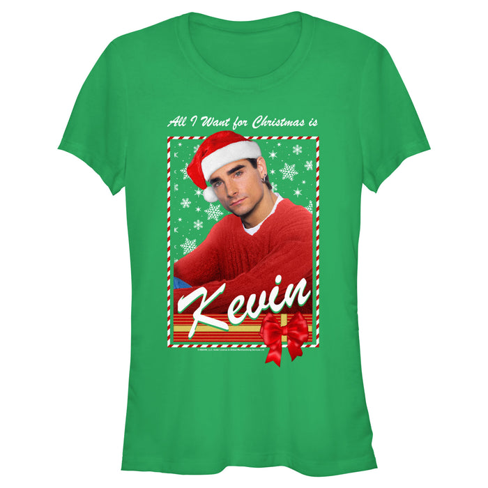 fifth sun Junior's Backstreet Boys Kevin All I Want for Christmas T-Shirt