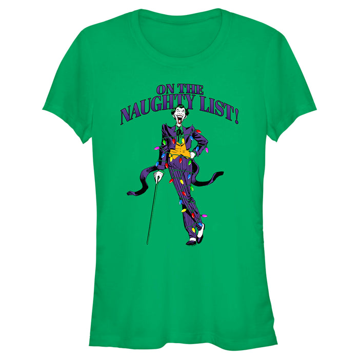 fifth sun Junior's Batman On the Naughty List T-Shirt