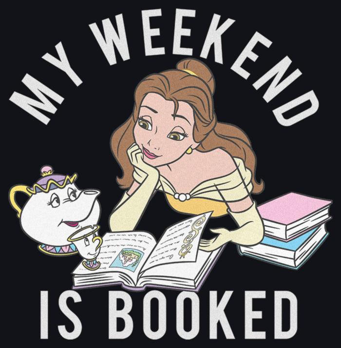 Fifth Sun Junior's Beauty And The Beast Belle My Weekend Is Booked T-Shirt