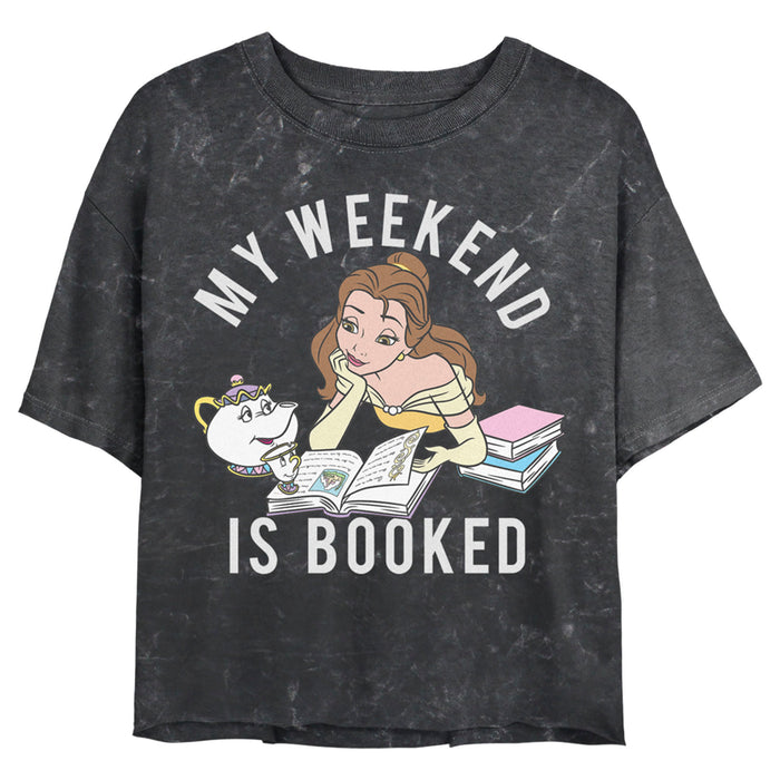 fifth sun Junior's Beauty and the Beast Belle My Weekend Is Booked T-Shirt