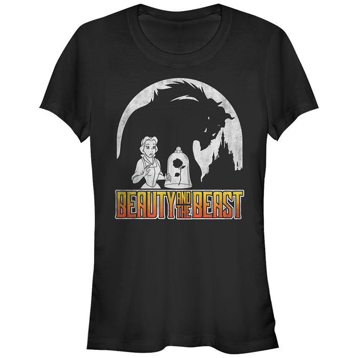 fifth sun Junior's Beauty and the Beast Belle Shadow T-Shirt