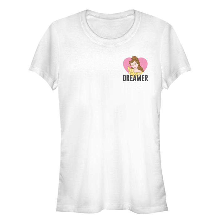 fifth sun Junior's Beauty and the Beast Dreamer Badge T-Shirt