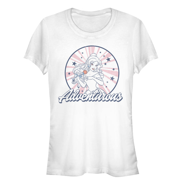 fifth sun Junior's Beauty and the Beast Fourth of July Adventurous T-Shirt