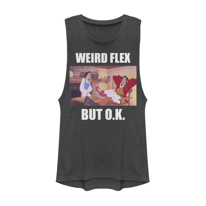 fifth sun Junior's Beauty and the Beast Gaston Flex Festival Muscle Tee