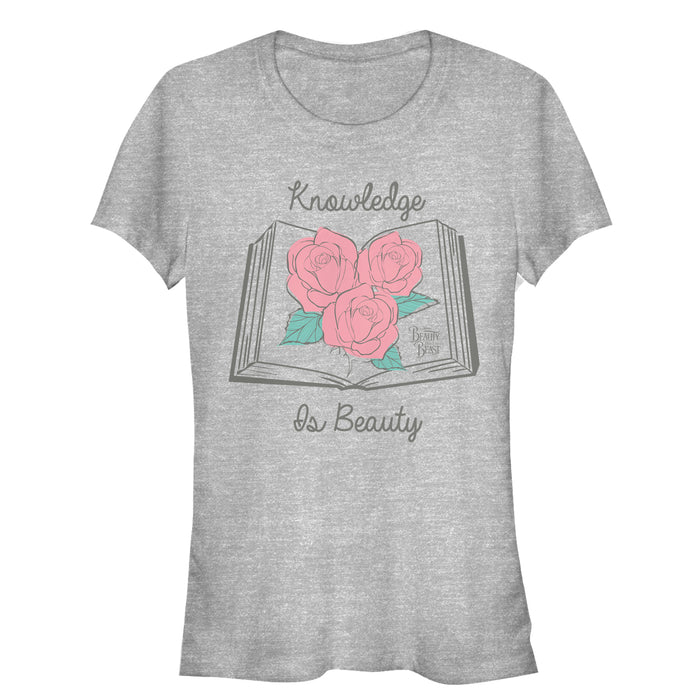fifth sun Junior's Beauty and the Beast Knowledge T-Shirt
