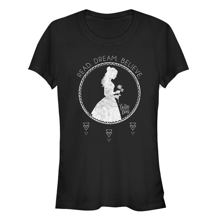 fifth sun Junior's Beauty and the Beast Read Dream T-Shirt