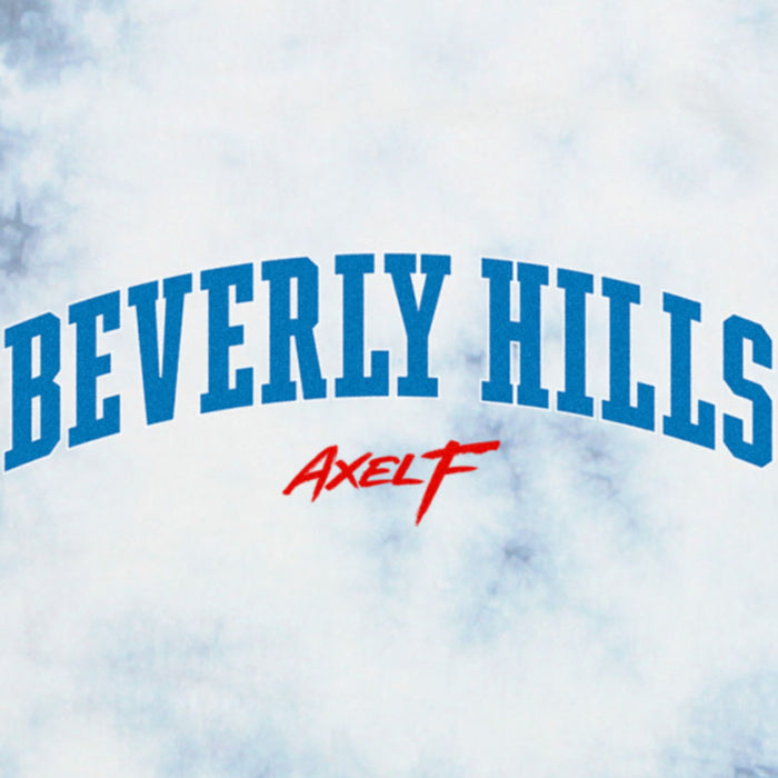 Fifth Sun Junior's Beverly Hills Cop: Axel F Classic Bold Blue Logo T-Shirt