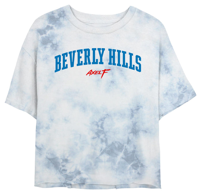 fifth sun Junior's Beverly Hills Cop: Axel F Classic Bold Blue Logo T-Shirt