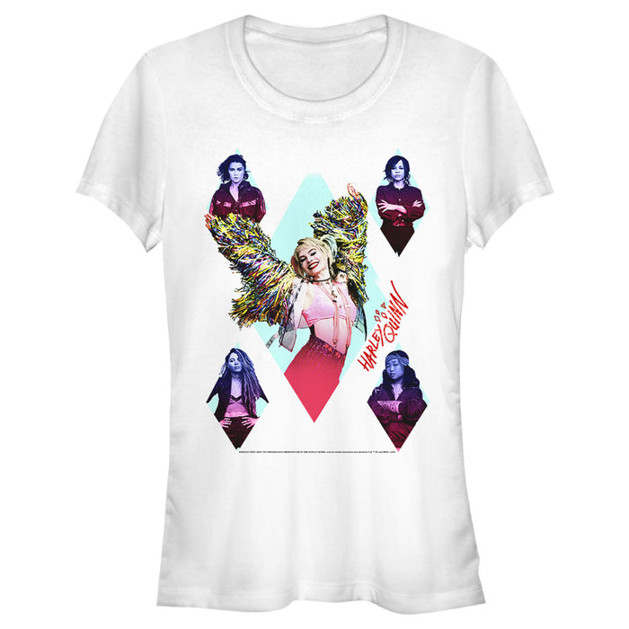 fifth sun Junior's Birds of Prey Harley Diamond Team T-Shirt
