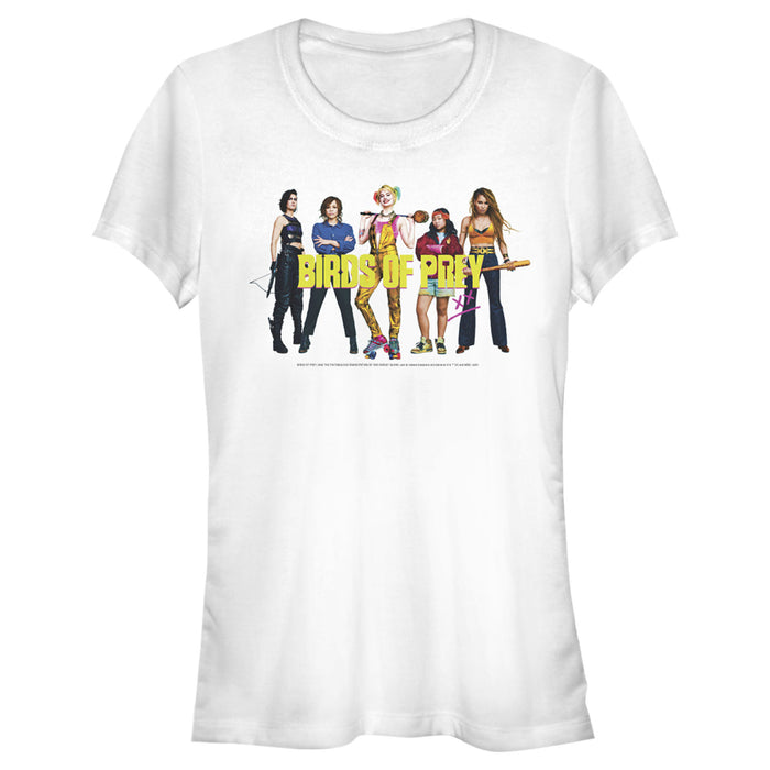 fifth sun Junior's Birds of Prey Harley Quinn Team T-Shirt