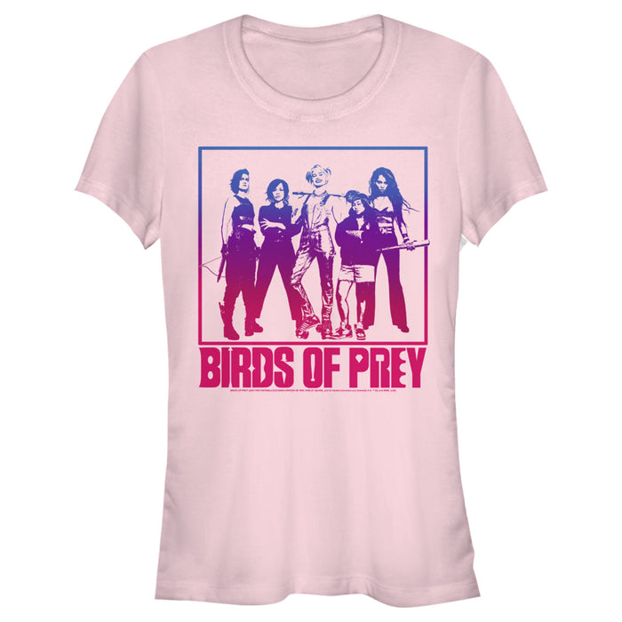 fifth sun Junior's Birds of Prey Harley's Team Frame T-Shirt