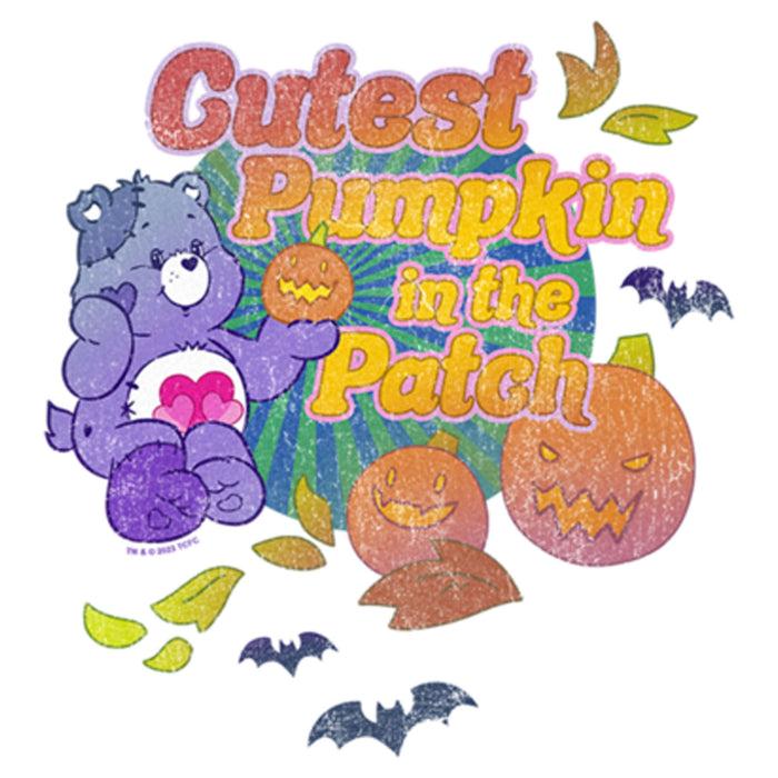 Fifth Sun Junior's Care Bears Harmony Bear Cutest Pumpkin In The Patch T-Shirt