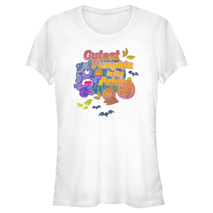 fifth sun Junior's Care Bears Harmony Bear Cutest Pumpkin in the Patch T-Shirt