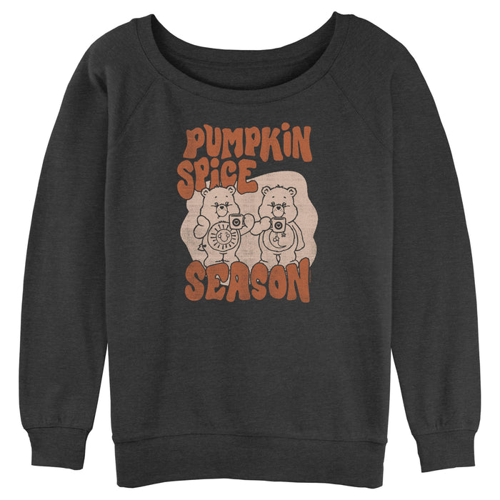 fifth sun Junior's Care Bears Pumpkin Spice Season Sweatshirt