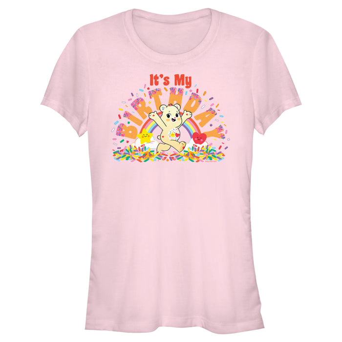 fifth sun Junior's Care Bears Sweet Celebrations Bear It's My Birthday T-Shirt