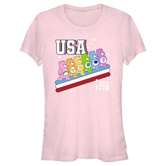 fifth sun Junior's Care Bears USA Crew Since 1776 T-Shirt