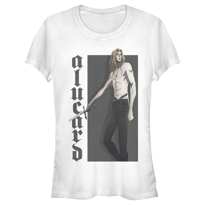 fifth sun Junior's Castlevania Alucard Portrait T-Shirt