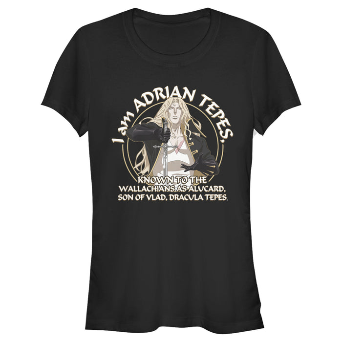 fifth sun Junior's Castlevania Alucard Son of Dracula T-Shirt