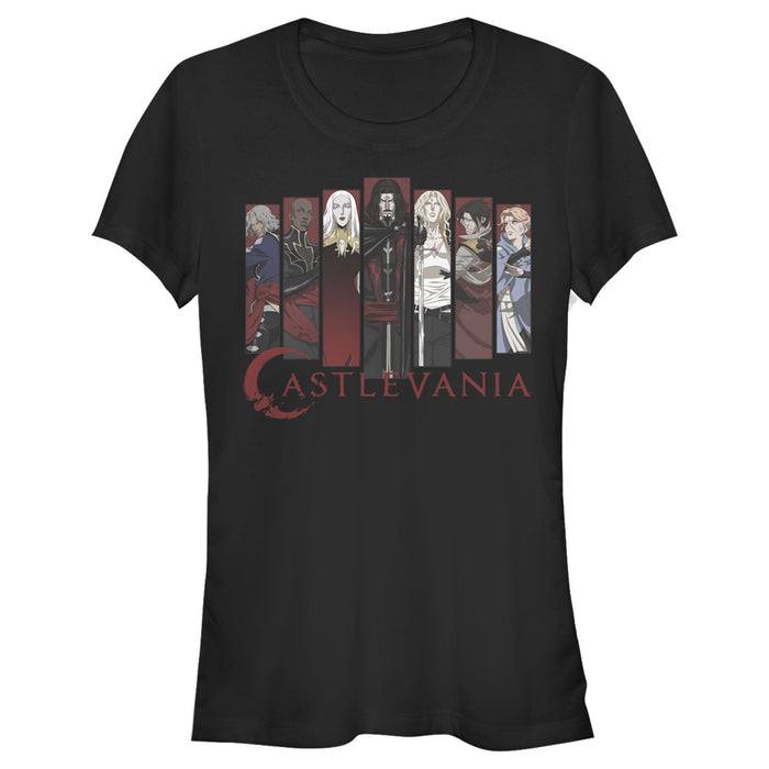 fifth sun Junior's Castlevania Full Character Panels T-Shirt