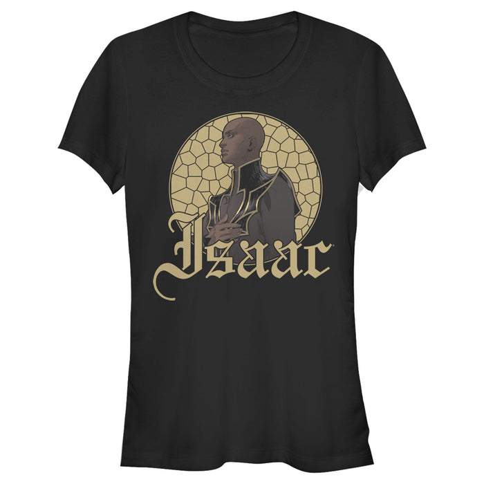 fifth sun Junior's Castlevania Isaac Glass Frame T-Shirt