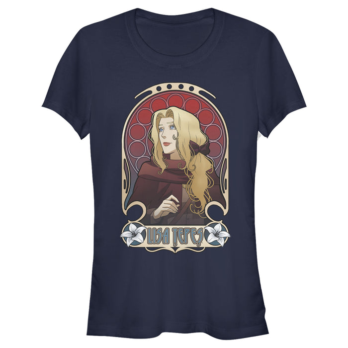 fifth sun Junior's Castlevania Lisa Tepes Portrait T-Shirt