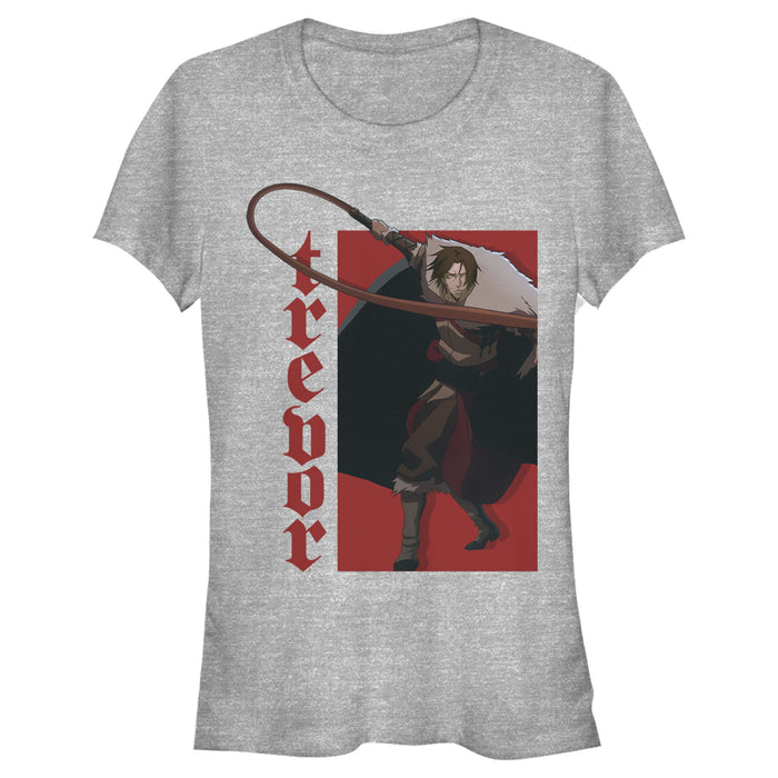 fifth sun Junior's Castlevania Trevor Belmont Portrait T-Shirt