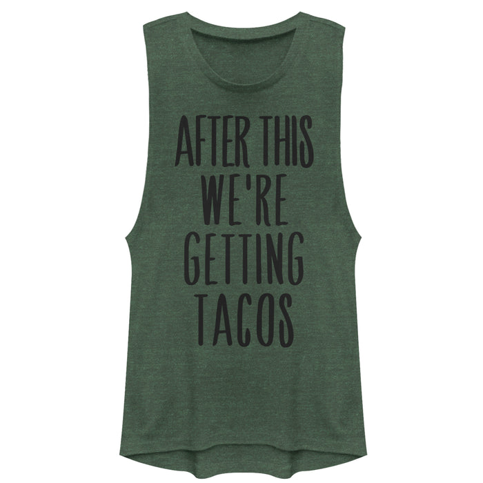 fifth sun Junior's CHIN UP After This Getting Tacos Festival Muscle Tee