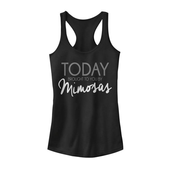 fifth sun Junior's CHIN UP Brought to You by Mimosas Racerback Tank Top