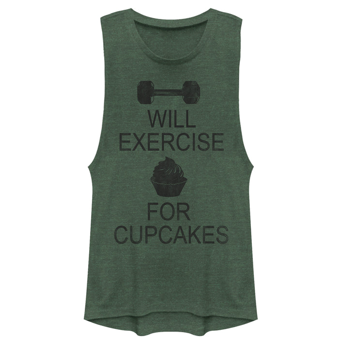 fifth sun Junior's CHIN UP Cupcake Festival Muscle Tee