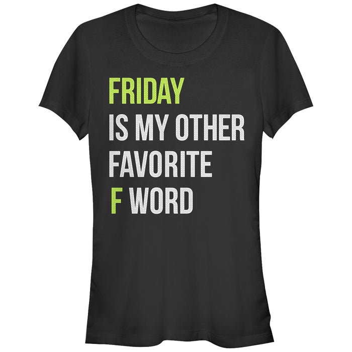 fifth sun Junior's CHIN UP Friday is My Other Favorite F Word T-Shirt