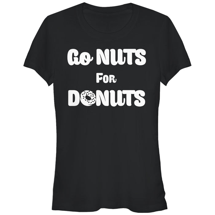 fifth sun Junior's CHIN UP Go Nuts for Donuts T-Shirt