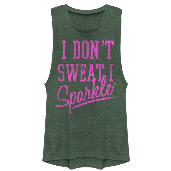 fifth sun Junior's CHIN UP Sparkle Festival Muscle Tee