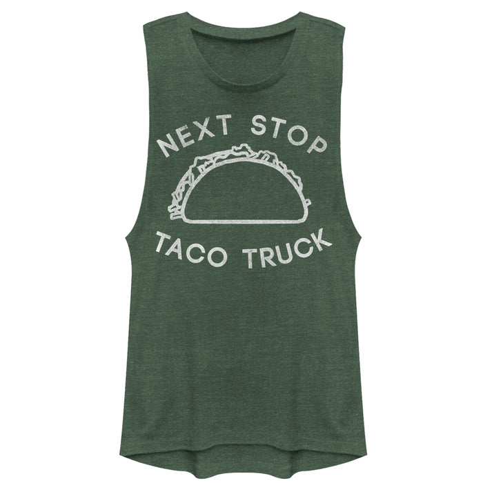 fifth sun Junior's CHIN UP Taco Truck Stop Festival Muscle Tee