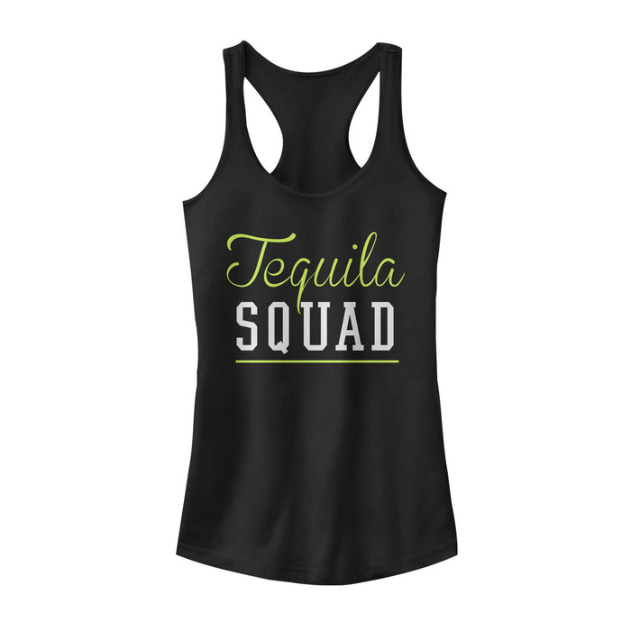 fifth sun Junior's CHIN UP Tequila Squad Racerback Tank Top
