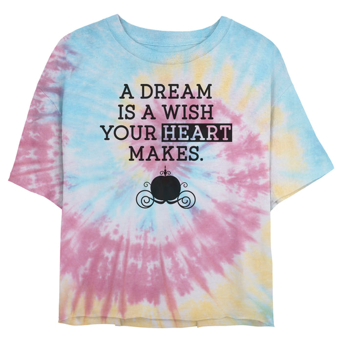 Fifth Sun Junior's Cinderella A Dream Is A Wish Your Heart Makes T-Shirt