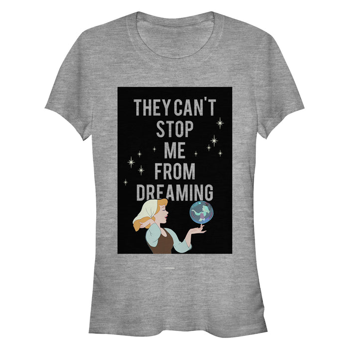 fifth sun Junior's Cinderella Can't Stop Dreaming T-Shirt