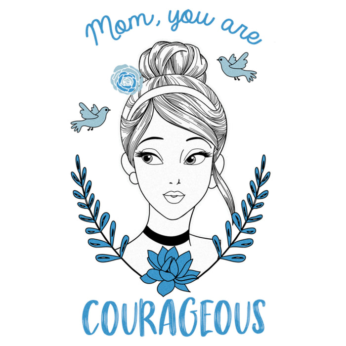 Fifth Sun Junior's Cinderella Courageous Mom T-Shirt