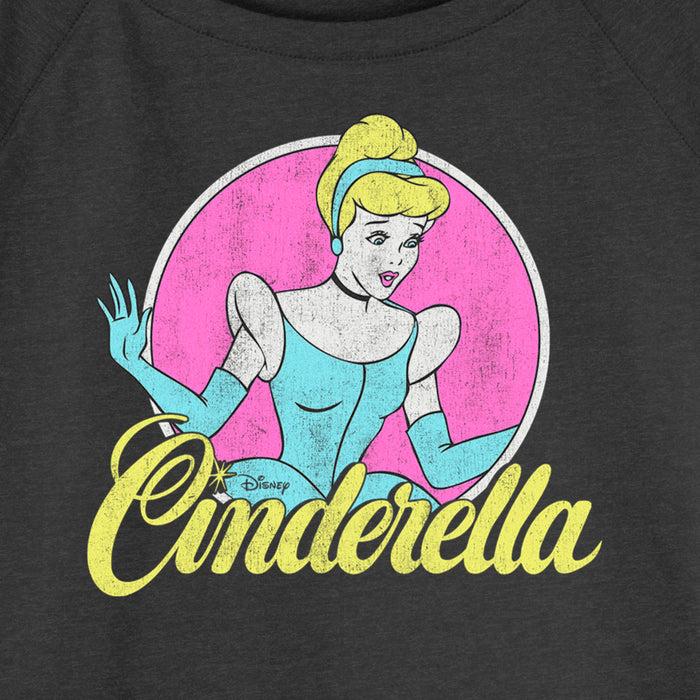 Fifth Sun Junior's Cinderella Distressed Logo Sweatshirt