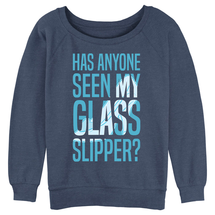 fifth sun Junior's Cinderella Has Anyone Seen My Glass Slipper? Sweatshirt