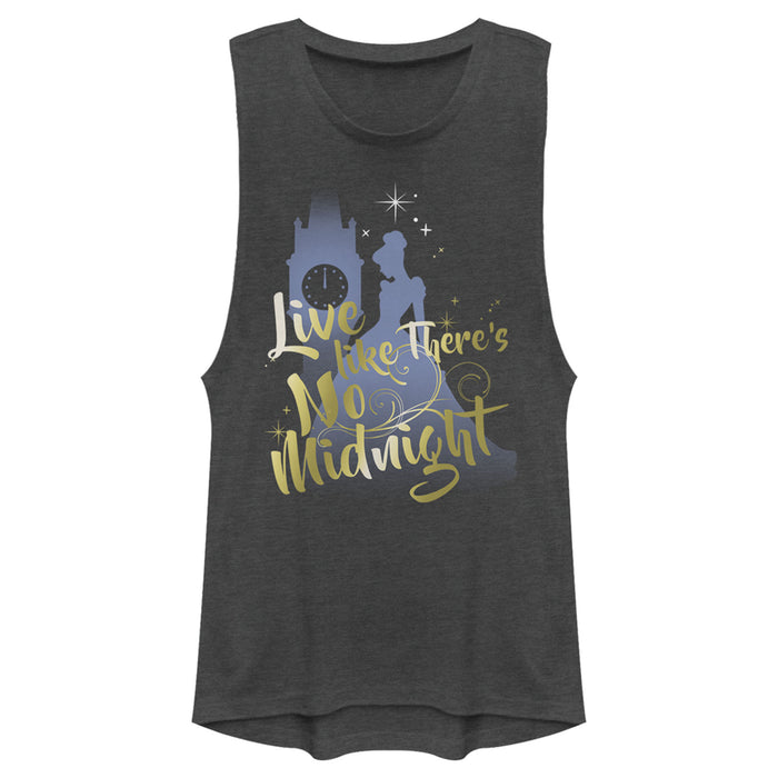 fifth sun Junior's Cinderella Live Like No Midnight Festival Muscle Tee