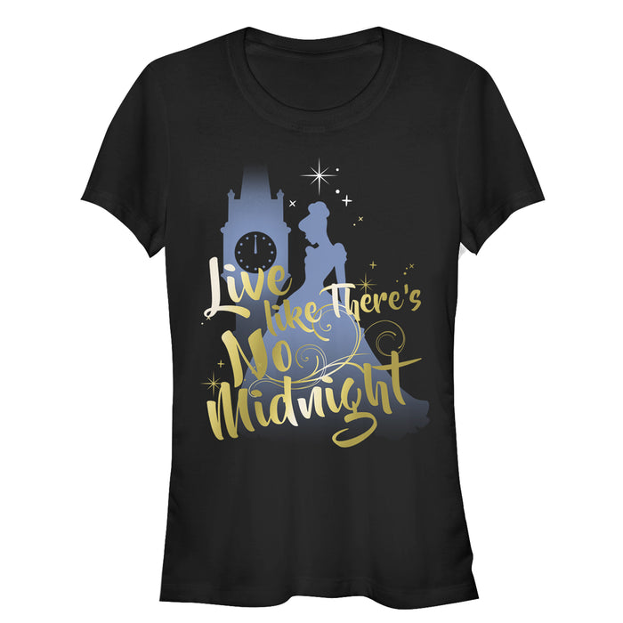 fifth sun Junior's Cinderella Live Like No Midnight T-Shirt